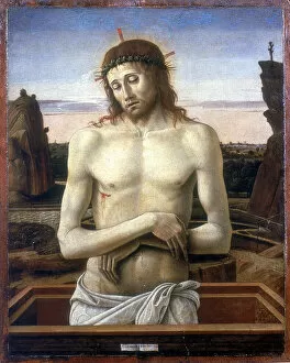 Christ in the Tomb, 1460. Artist: Giovanni Bellini