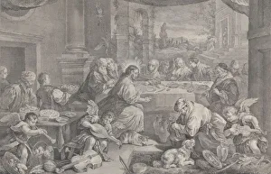 Bassano Jacopo Gallery: Christ turning turning water into wine at the wedding at Cana, 1743-63