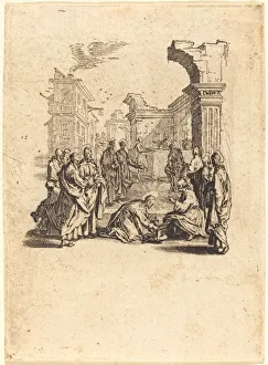 Christ Washing the Feet of the Apostles, c. 1624 / 1625. Creator: Jacques Callot
