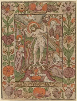 Border Illustration Prints: Christ in the Wine Press, 16th century. Creator: Unknown