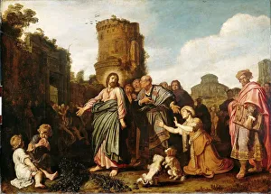 Canaan Prints: Christ and the Woman of Canaan, 1617. Creator: Pieter Lastman