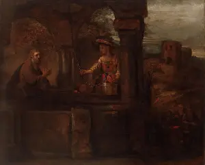 Rembrant Van Rijn Prints: Christ and the Woman of Samaria, 1659. Creator: Rembrandt Harmensz van Rijn