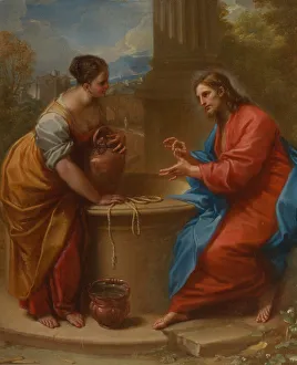 Water Jar Prints: Christ and the Woman of Samaria, 1715-20. Creator: Benedetto Luti