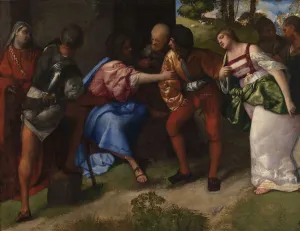 Christ and the Woman Taken in Adultery. Creator: Titian (1488-1576)