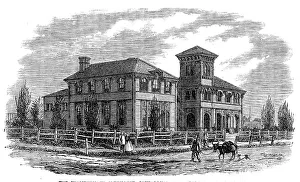 Club House Prints: The Christchurch Clubhouse, Canterbury, New Zealand, 1864. Creator: Unknown