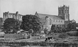 Seaside Gallery: Christchurch Priory, c1910