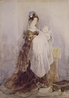 The Christening, 1830-1832. Creator: David Cox the Elder