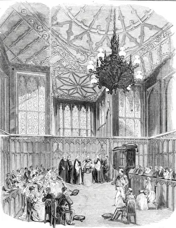 Clergy Gallery: Christening of Prince Alfred in the Private Chapel, Windsor Castle, 1844
