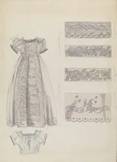 Sterling Ella Josephine Prints: Christening Robe, c. 1936. Creator: Ella Josephine Sterling