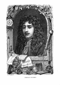 Christiaan Huygens (1629-1695), Dutch physicist, mathematician and astronomer, c1870