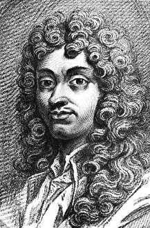 Christiaan Huygens Gallery: Christiaan Huygens, Dutch physicist, mathematician and astronomer, 1762