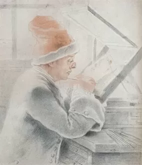 Christian Frederick Zincke, 1752. Artist: William Hoare