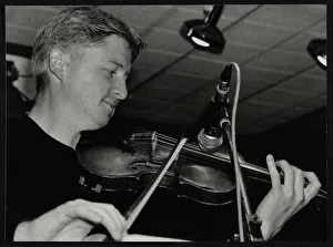 Hertfordshire Gallery: Christian Garrick playing the violin at The Fairway, Welwyn Garden City, Hertfordshire, 2000