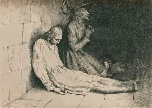 Christian and Hopeful in the Dungeon, c1916. Artist: William Strang Christian and Hopeful in the Dungeon, c1916. Artist: William Strang