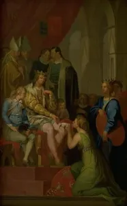 Abildgaard Nicolai Abraham Prints: Christian I Raising the Province of Holstein to the State of a Duchy in 1460