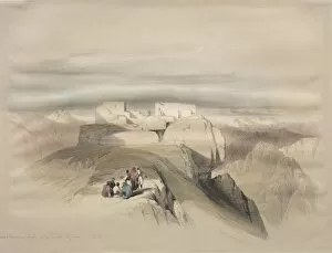 1796 1864 Gallery: Christian and Mahomedan Chapels on the Summit of Sinai, 1839. Creator: David Roberts (British)