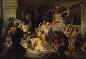 Christian martyrs in the Colosseum, Early 1860s. Artist: Flavitski Christian martyrs in the Colosseum, Early 1860s. Artist: Flavitski