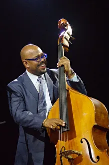 Plucking Prints: Christian McBride, Love Supreme Jazz Festival, Glynde Place, East Sussex, 2014. Artist