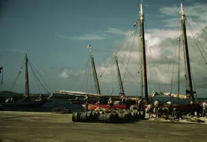 Docks Gallery: Christiansted, Saint Croix, Virgin Islands, 1941 or 1942. Creator: Jack Delano