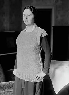 Vest Prints: Christine Miller, 1917. Creator: Bain News Service