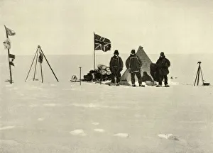 Marshall Prints: The Christmas Camp on the Plateau, December 1908, (1909). Artist: Ernest Shackleton