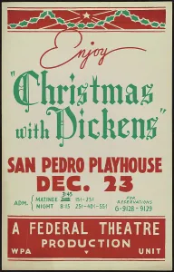 Christmas with Dickens, San Antonio, 1936. Creator: Unknown