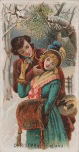 And Sons Prints: Christmas, England, from the Holidays series (N80) for Duke brand cigarettes, 1890. 1890