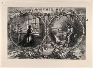Nast Thomas Prints: Christmas Eve (published Harpers Weekly, January 3, 1863), 1863 (?)