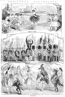 Zouaves Prints: Christmas Pantomimes: Drury Lane; Haymarket; Princess, 1856. Creator: Unknown
