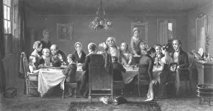 Christmas Pudding Prints: The Christmas Pudding, c1860s. Artist: William Ridgway