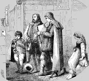 Christmas in Rome : The Pifferari, or Calabrian Minstrels, 1854. Creator: Unknown