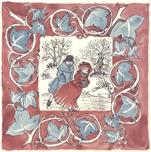 Christmas skaters, c1970. Creator: Shirley Markham