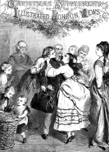 Revolt Of 1857 Prints: A Christmas Welcome, drawn by Edward Hughes, 1871. Creator: F Wentworth