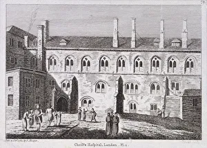 Outdoor Game Prints: Christs Hospital, London, 1784. Artist: James Record