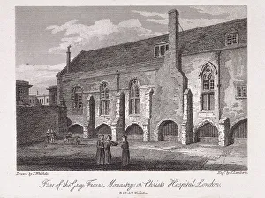 Lambert Prints: Christs Hospital, London, 1812. Artist: James Lambert