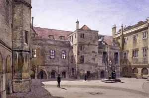 Christs Hospital, London, 1881. Artist: John Crowther