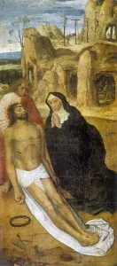 Virgin Mother Collection: Christs Passion, detail from the altarpiece of St Antony, 16th century