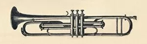 Musical Educator Gallery: Chromatic Trumpet, 1895. Creator: Unknown