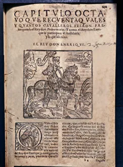 Chronicle of the Kings of Castile by Pedro Lopez de Ayala, the 8th chapter, beginning