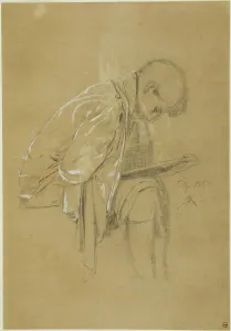 Hunched Prints: The Chronicler (recto and verso)