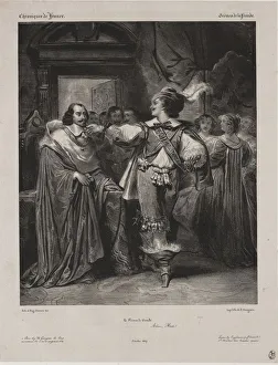 Achille Devéria Gallery: Chronicles of France: Scene of the Fronde - The Prince of Conde, 1829. Creator