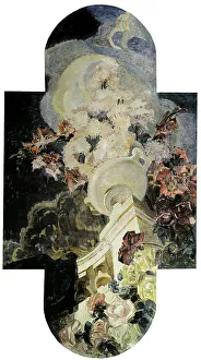 Images Dated 15th June 2010: Chrysanthemums, 1894. Artist: Mikhail Vrubel