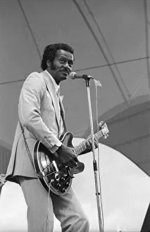 Chuck Berry, Capital Jazz, Alexandra Palace, London, 1979. Artist: Brian O Connor