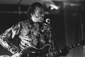 Chuck Berry Capital Jazz Festival, London, 1979. Creator: Brian Foskett