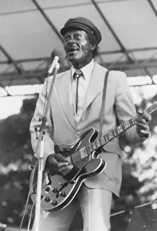 Chuck Berry, Capital Radio Jazz Festival, London, 1979. Creator: Brian Foskett