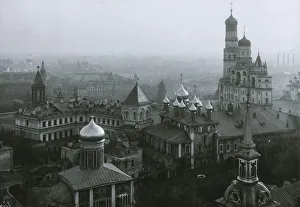Monochrome Picture Collection: The Chudov Monastery in the Moscow Kremlin, 1918