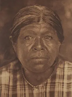 Curtis Prints: A Chukchansi Matron, 1924. Creator: Edward Sheriff Curtis