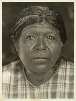 Curtis Prints: A Chukchansi Matron, 1924. Creator: Edward Sheriff Curtis