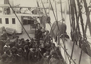 Expedition Collection: Chukchi Aboard a Clipper Ship, 1889. Creator: Unknown