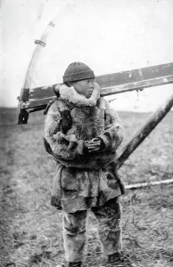 Russian Federation Prints: Chukchi boy in national clothes